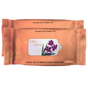 Saffron Wet Wipes - Pure by Oasis